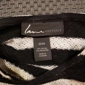 Lane Bryant Tops - Oversized Stripe Knit Shirt Lane Bryant Tops - Oversized Stripe Knit Shirt